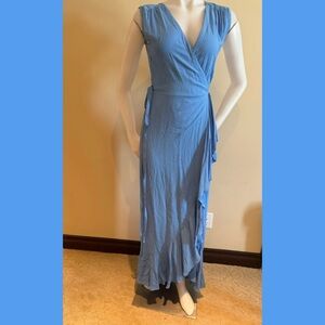 New Yumi Kim VENEZIA blue wrap dress size small $248